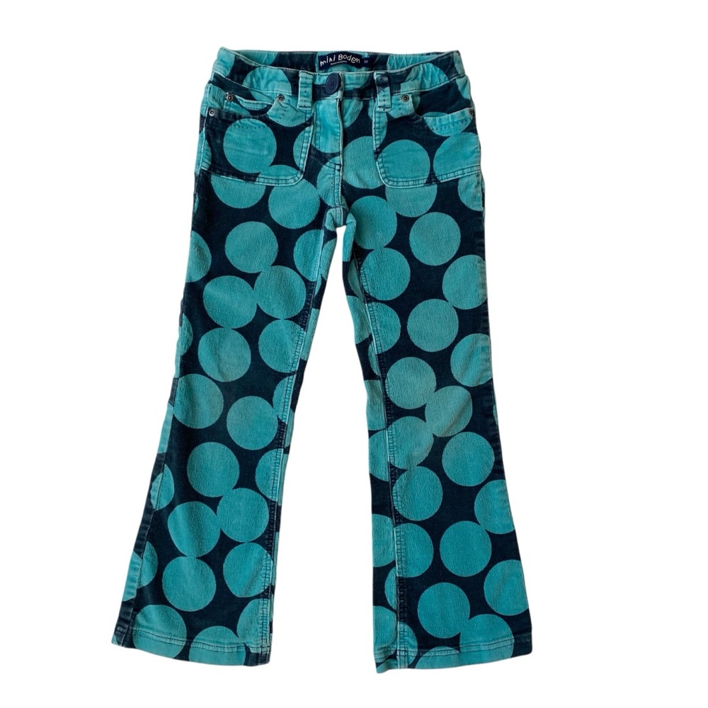 MINI BODEN Pants Corduroy Y2K Blue Navy Y2K Flare Bellbottoms Bootcut Jeans